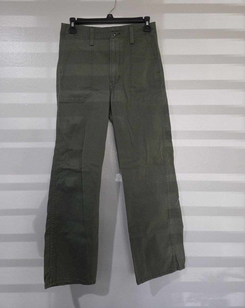 Levi's Olive Green Straight-Leg Women's Pants